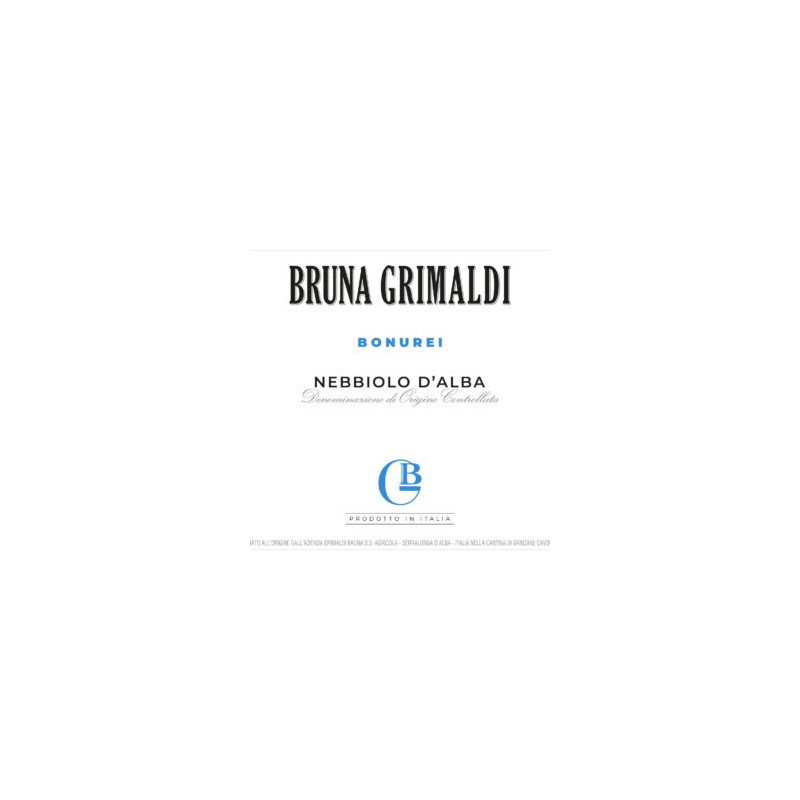 Domaine Bruna Grimaldi - DOC Nebbiolo d'Alba - Bonurei 2021