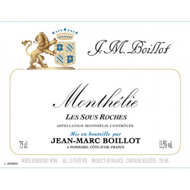 Domaine Jean-Marc Boillot - Monthélie - Les Sous Roches 2022